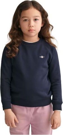 Gant - 806780 - Sweatshirt - Marineblauw - Unisex voor Kinderen - Katoen