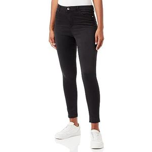 VERO MODA dames jeans broek, zwart/detail: wassen, L x 28L
