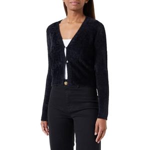 HUGO Sribin Gebreide cardigan voor dames, zwart 1, M