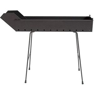 Cruccolini BA13 Houtskoolgrill, zwart, 71 x 13 x 51 cm