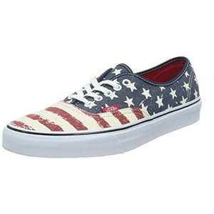 Vans Unisex's U Authentieke Sneaker, Multicolor Americana Jurk Blues, 42.5 EU