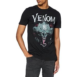 MARVEL Venom Sneak T-shirt voor heren, Zwart, S