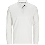 JACK & JONES - Polo - Ecru - Lange Mouwen - Katoen