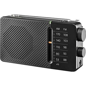 Sangean SR-36 Analoge radio Black (Pocket 110), 4711317995922, Zwart