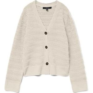 VERO MODA - VMCALLA - Gebreid Vest - Crème