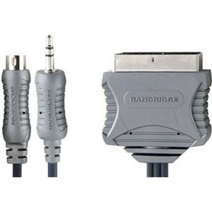 Bandridge VL-6710 Scart-kabel zwart