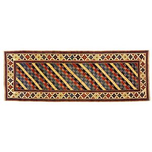 Eden Carpets Shirvan vloerkleed handgeknoopt Bangle, Katoen, meerkleurig, 101 x 288 cm