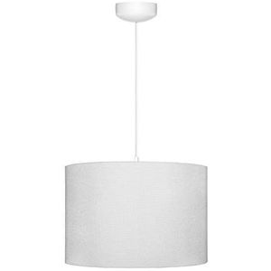 Lamps & Company Plafondlamp grijs, plafondlamp voor kinderkamer, grote ronde lampenkap met een diameter van 35 cm, ideaal als lamp kinderkamer voor meisjes en jongens, Scandinavische lamp