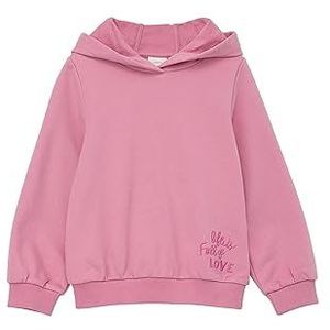 s.Oliver Sweatshirt voor meisjes met capuchon, roze, 104 cm