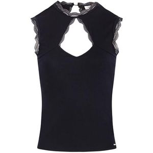 Morgan Mouwloos T-shirt, Marineblauw, M