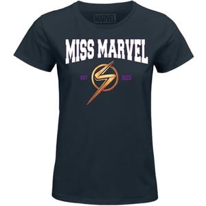 Marvel Miss EST 2023 WOMAVLSTS002 T-shirt voor dames, marineblauw, maat M, Marine., M