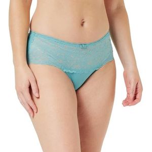 Playtex Damesonderbroek, midi, gekruist, gekruist, gerecycled, zacht en comfortabel, 1 stuk, Blauw, S