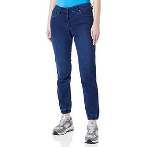 Million X Dames Victoria manchetten jeans, Dark Blue, 34W / 30L, Dark Blue, 34W x 30L