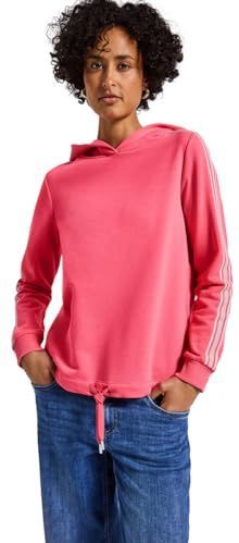 Street One Dames Hoodie met gallon strepen in Roze, in size: 34