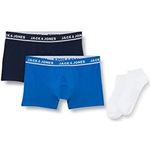 JACK & JONES Heren Jacnyle Weekendset boxershorts & sokken, Navy Blazer/Pack: klassiek blauw, L