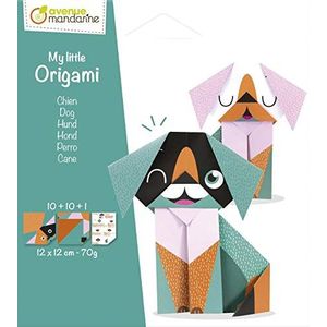 Origami, chien 20 flles 12x12 OR509C