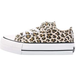 British Knights Kaya Low Sneakers voor meisjes, bruin (leopard), 29 EU
