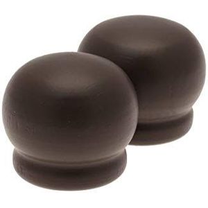 Cosy _ houtkleur, Ø28 | 2 Apple-tips | chocola