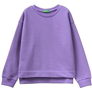 United Colors of Benetton Trainingsshirt voor meisjes en meisjes, Paars 34 V, 120 cm