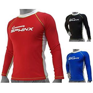Kenneth J Lane Sphinx Rashguard shirt met lange mouwen, uniseks, volwassenen