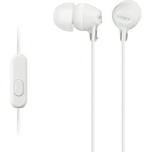 Sony Mdr-Ex15Ap In-Ear-Hoofdtelefoon (Met Headsetfunctie, Geïntegreerde Microfoon) Wit
