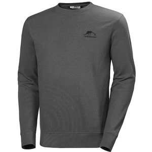 Helly Hansen Heren Nord Graphic Crew Sweatshirt, 982 Ebbenhout, S