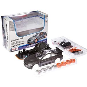 Maisto M39249 1/24 KIT Metal BMW M4 GTS paar auto, zwart, één maat