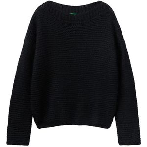United Colors of Benetton Pullover voor dames, Zwart 100, L