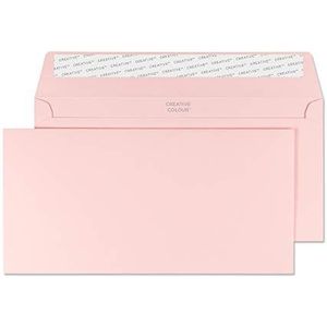 Creative Colour 201 enveloppen zelfklevende baby roze DL+ 114 x 229 mm - 120g/m² | 500 stuks