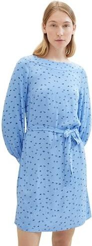 TOM TAILOR - Damesjurk - Blue Minimal Print - 46