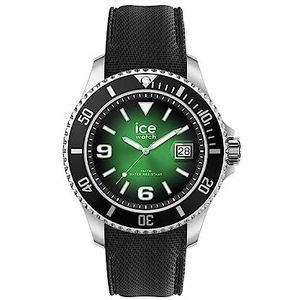 Ice-Watch - ICE steel Deep green - Groen herenhorloge met siliconen band - 020343 (Large)