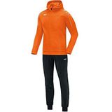 JAKO Heren Classico trainingspak met capuchon polyester, neonoranje, XL