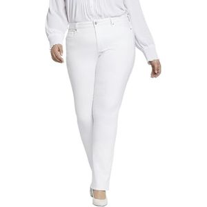 NYDJ Dames Grote maten Marilyn rechte jeans, Optisch Wit, 16W