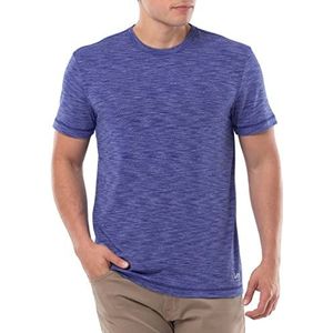 Lee Heren sneldrogende T-shirt met korte mouwen, marineblauw Heather, 42/44, Marineblauwe Heather, L