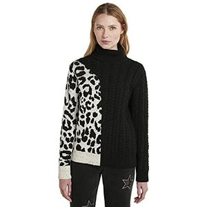 Desigual Dames JERS_Solange Sweater, zwart, XL