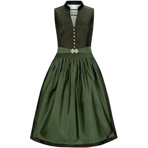 Heimatgwand Dirndl Lucille damesjurk voor bijzondere gelegenheden, groen, 34