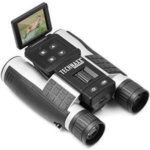 Technaxx Verrekijker TX-142 met display voor volwassenen: veldsteker met camera voor het observeren van vogels, dieren, sportevenementen, reizen, jacht/FullHD video- en fotoopnamen / 4-voudige zoom
