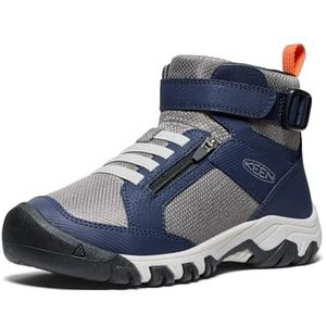 KEEN Targhee Boundless trekkinglaarzen, uniseks, voor kinderen en jongens, Naval Academy Steel Grey, 39 EU