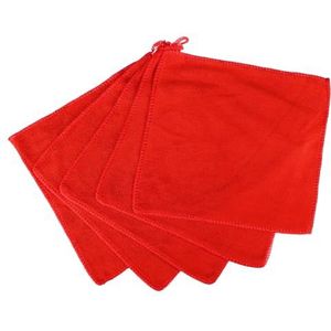 SIXTOL CAR DETAILING WASH TOWEL SET 5 | Microvezeldoeken auto | 25x25cm | 450g/m² | set van 5