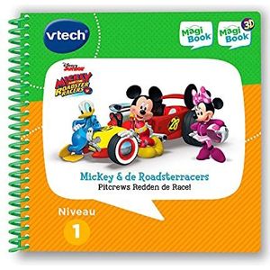 VTech 80-461723 - MagiBook Mickey & The Roadster Racers - Voor Jongens en Meisjes - Van 2 tot 5 jaar - Nederlands Gesproken en Geschreven - Educatief Speelgoed,veelkleurig