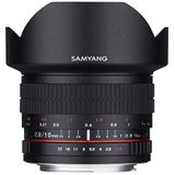 Samyang 10mm 1:2,8 ED AS NCS CS supergroothoeklens, Nikon AE, zwart, Nikon