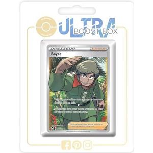 Bayar (Brandon) 188/195 Full Art trainer - Ultraboost X Epée et Bouclier 12 Tempête Argentée - Doos met 10 Franse Pokemon kaarten