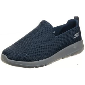 Skechers Go Max-athletic Air Mesh slip-on wandelschoen sneaker voor heren, marine/Grijs, 8.5 X-Wide