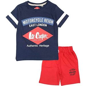 Lee Cooper T-shirt voor jongens, Marineblauw, 6 Jaren