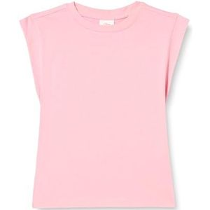 s.Oliver Junior Girls T-shirt met rugprint, roze, 140, roze, 140 cm