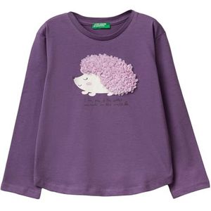 United Colors of Benetton T-shirt M/L, Paars, 1 jaar