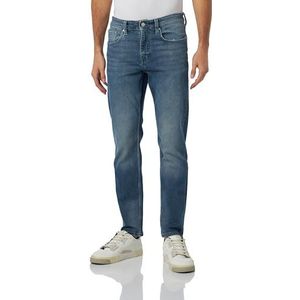 s.Oliver Heren jeans broek Slim Fit Regular Blue Green 33, blauwgroen, 33W / 32L