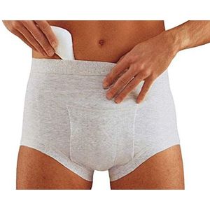 SCUDOTEX Compressieslip voor zwangere vrouwen, met ballen, hoge taille, grijs, maat 3-1 stuk