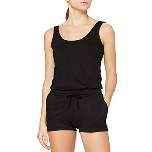 Urban Classics Dames Ladies Melange Hot Jumpsuit, donkergrijs/grijs, XS