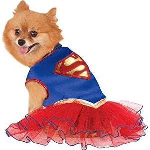 Officiële Rubie's DC Comics Supergirl Pet Dog Kostuum Tutu Jurk, Maat: X-Small Neck to Tail 7"", Borst 12